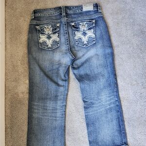 Maurices Boot Cut Jeans with Embroidered Pockets